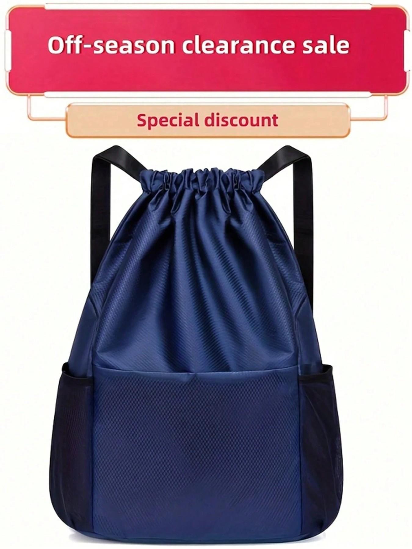 Large Waterproof Drawstring Backpack, Outdoor Sports Bag, Outdoor Fitness Bag, Wet/dry Separation, Lightweight, Quick-Dry, Large Capacity, Ideal for Hiking & Sports, Outdoor Adventure, Multifunctional Sports Bag