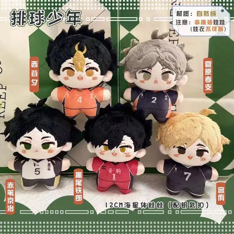 2026 Hot selling toys Haikyuu Volleyball Plush Kuroo Tetsurou Yu Nishinoya Sugawara Koushi Akaashi Keiji Anime Cosplay Stuffed Doll Pendant Kids Gift Internet-famous toy
