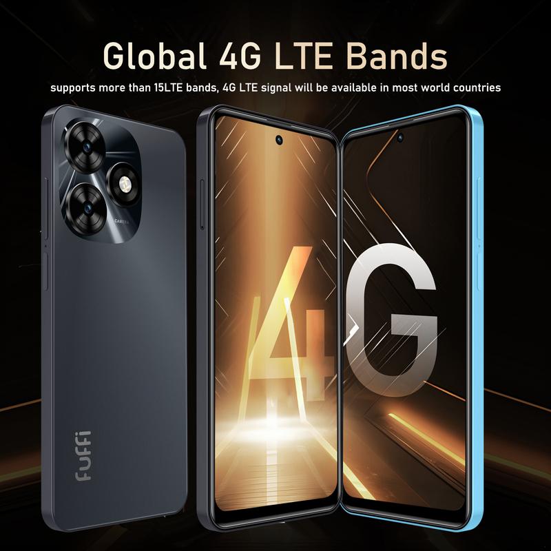 Fuffi-M16 Pro Smartphone, Android Cell Phones, 6.56-Inch HD Screen, 3gb RAM 32GB ROM, Quad-Core Processor, 4g Network Dual Sim, Android 10, 3100mah Battery