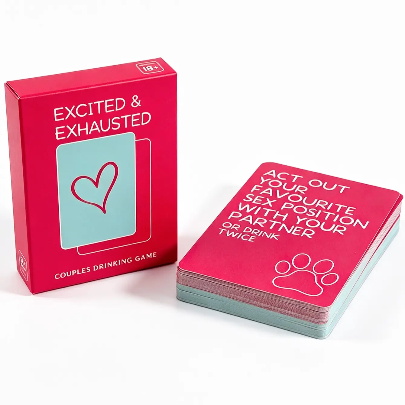Exciting Fatigue Card Game Box, Perfect for Adult Couples' Drinking Party Games, Fun Challenge, Ideal for Date Night and Anniversary