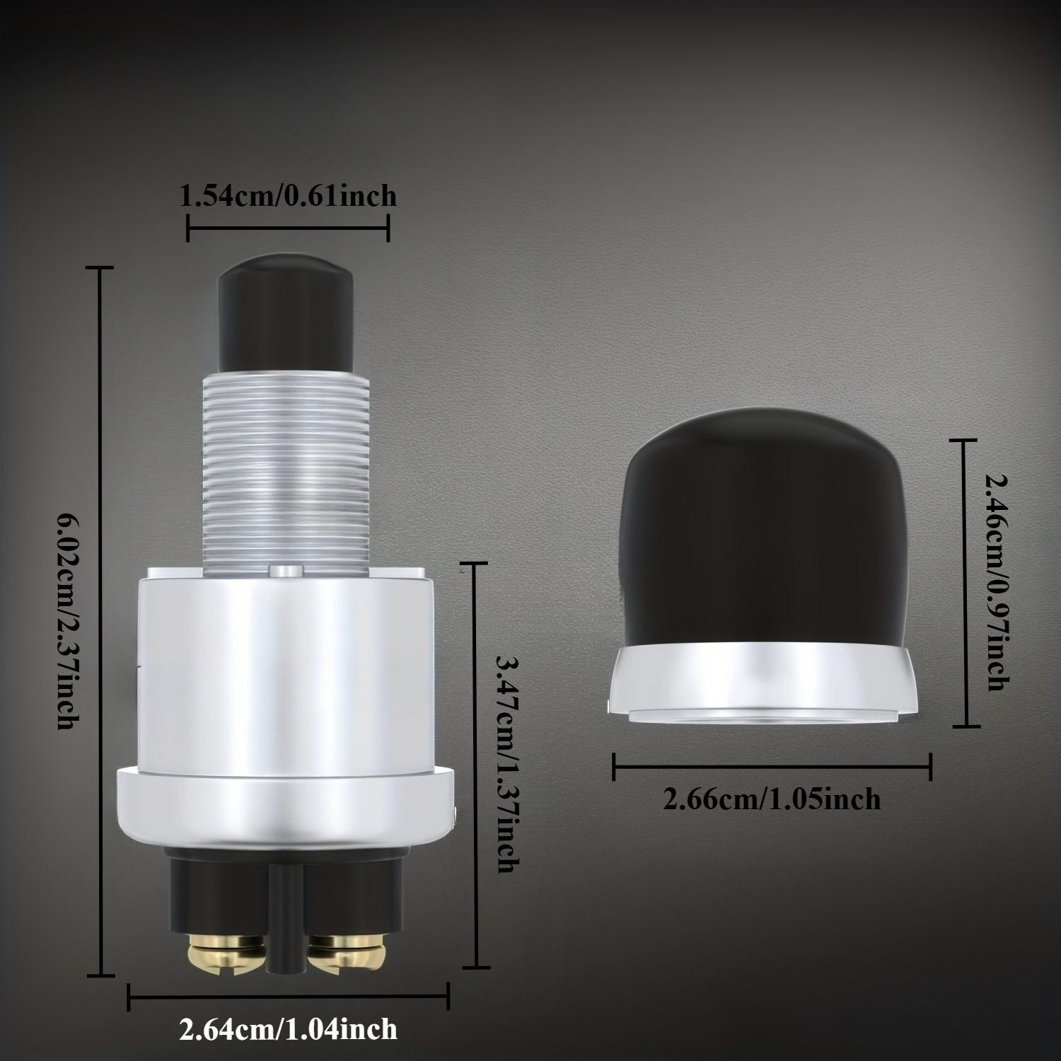 Car engine push start button switch - easy one-button ignition, diesel engine waterproof JK260 ship truck horn one-button start start button switch