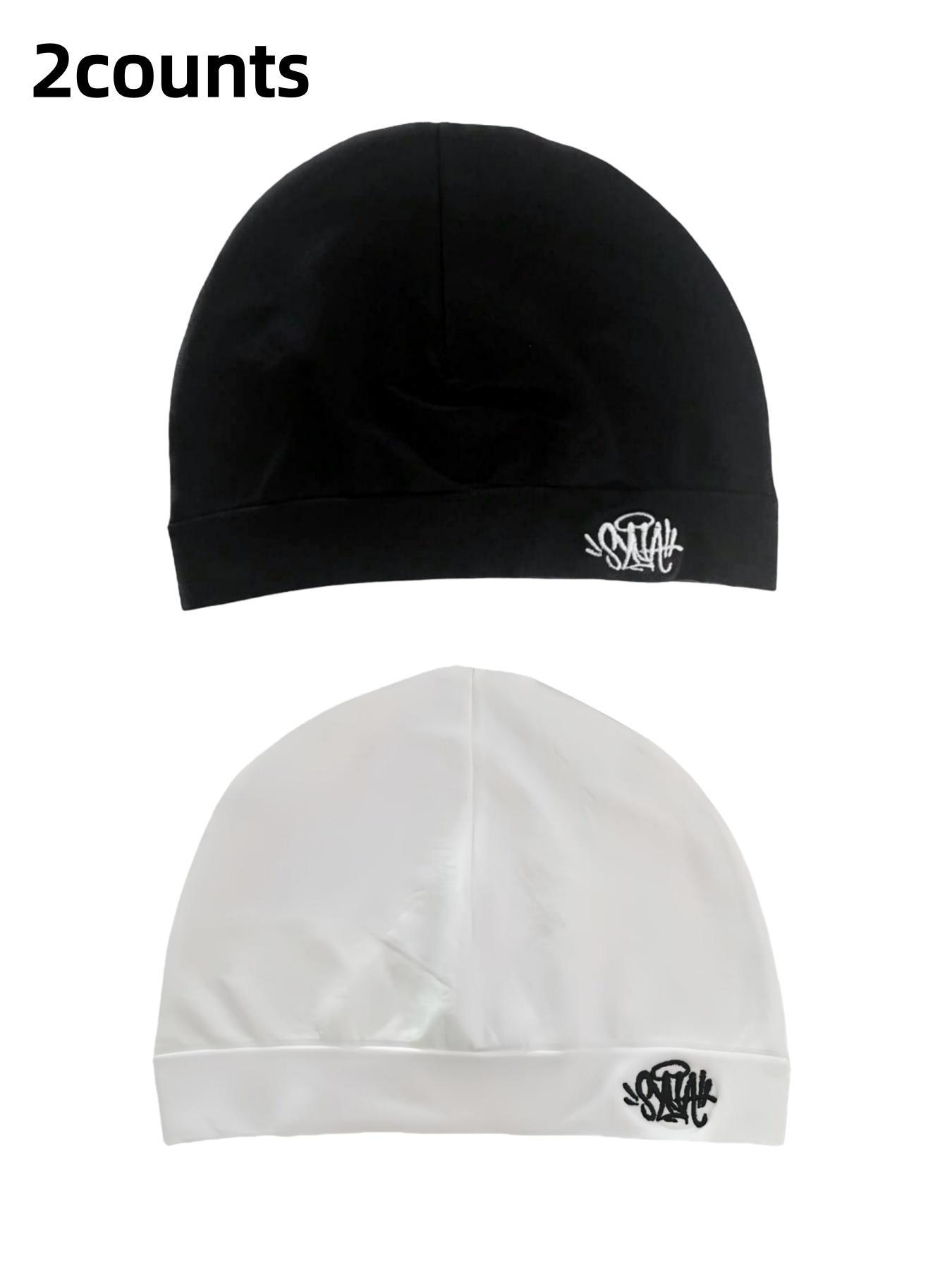 Men Women Letter Print Baker Hat, Casual Outdoor Running Caps, Fashionable Breathable Elastic Material, All Season Fitted Design, Outdoor Sports Hat