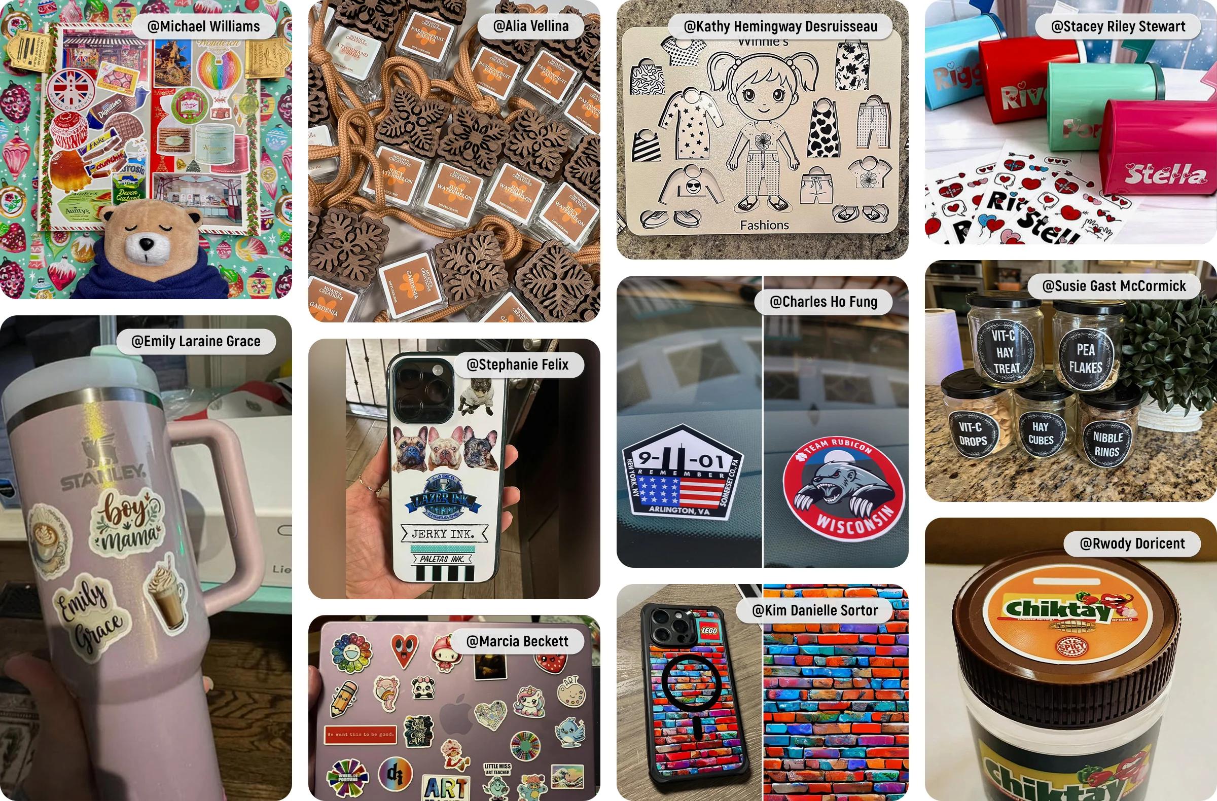 PixCut S1 Creative DIY Kit -  Creative Set with Fridge Magnets, Custom Badges & Keychains for Personalized Gifts, Perfect for DIY Crafts, Art Projects & PixCut S1 Sticker Making