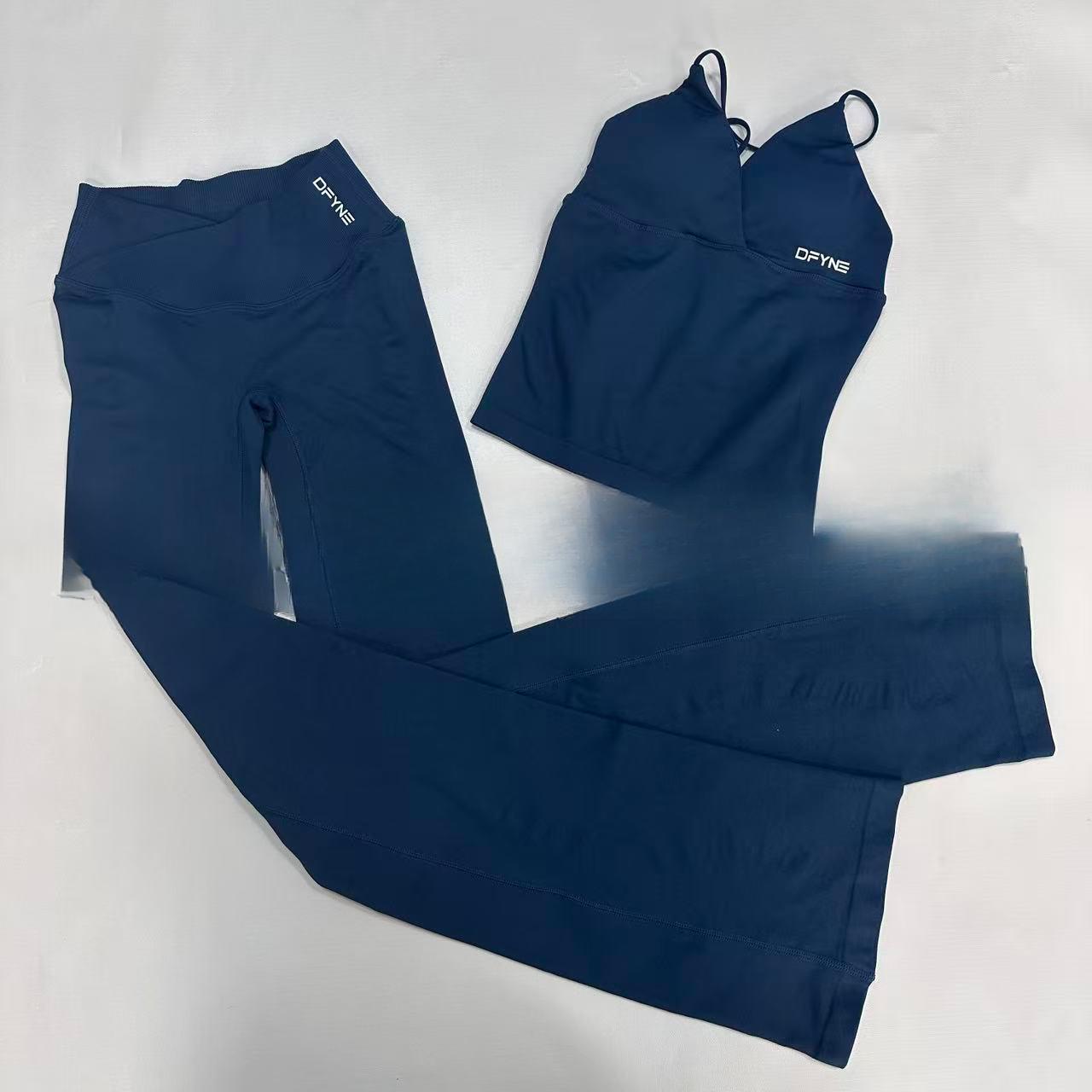 DFYNE Seamless Longline Cami Tank Top| Built-in Bra Plunge V-Neck Sports Bra, Ultra-Stretch Strappy Back Gym Fitness Top DFYNE Seamless Longline Cami Tank Top| Built-in Bra Plunge V-Neck Sports Bra, Ultra-Stretch Strappy Back Gym Fitness Top