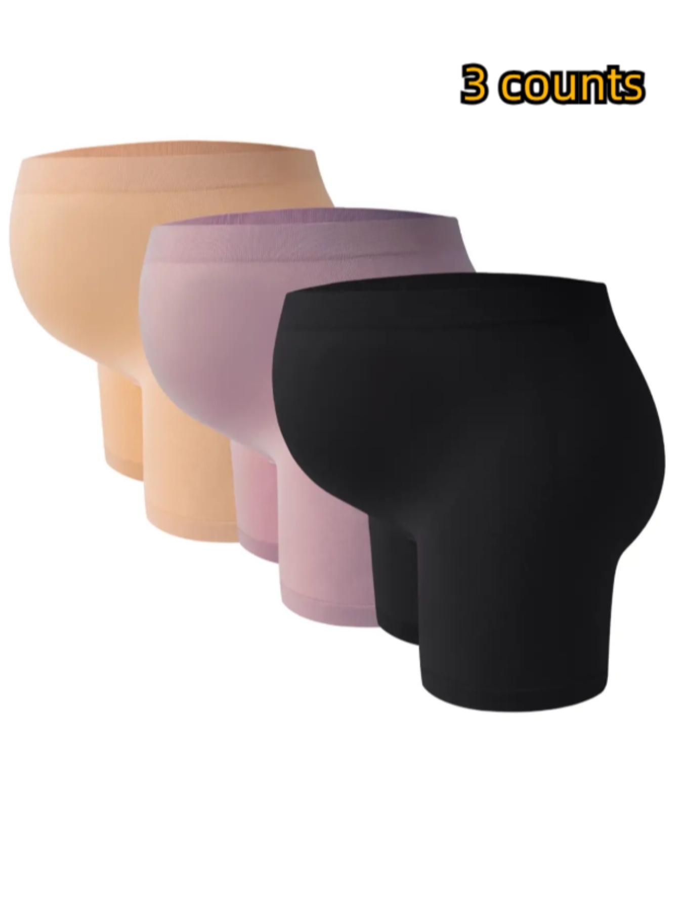 Maternity Plain High Waist Maternity Boyshorts, Comfortable Over the Belly Pregnancy Knickers, Maternity Panty for All Seasons, Belly Pregnancy Underwear, Maternity Clothes