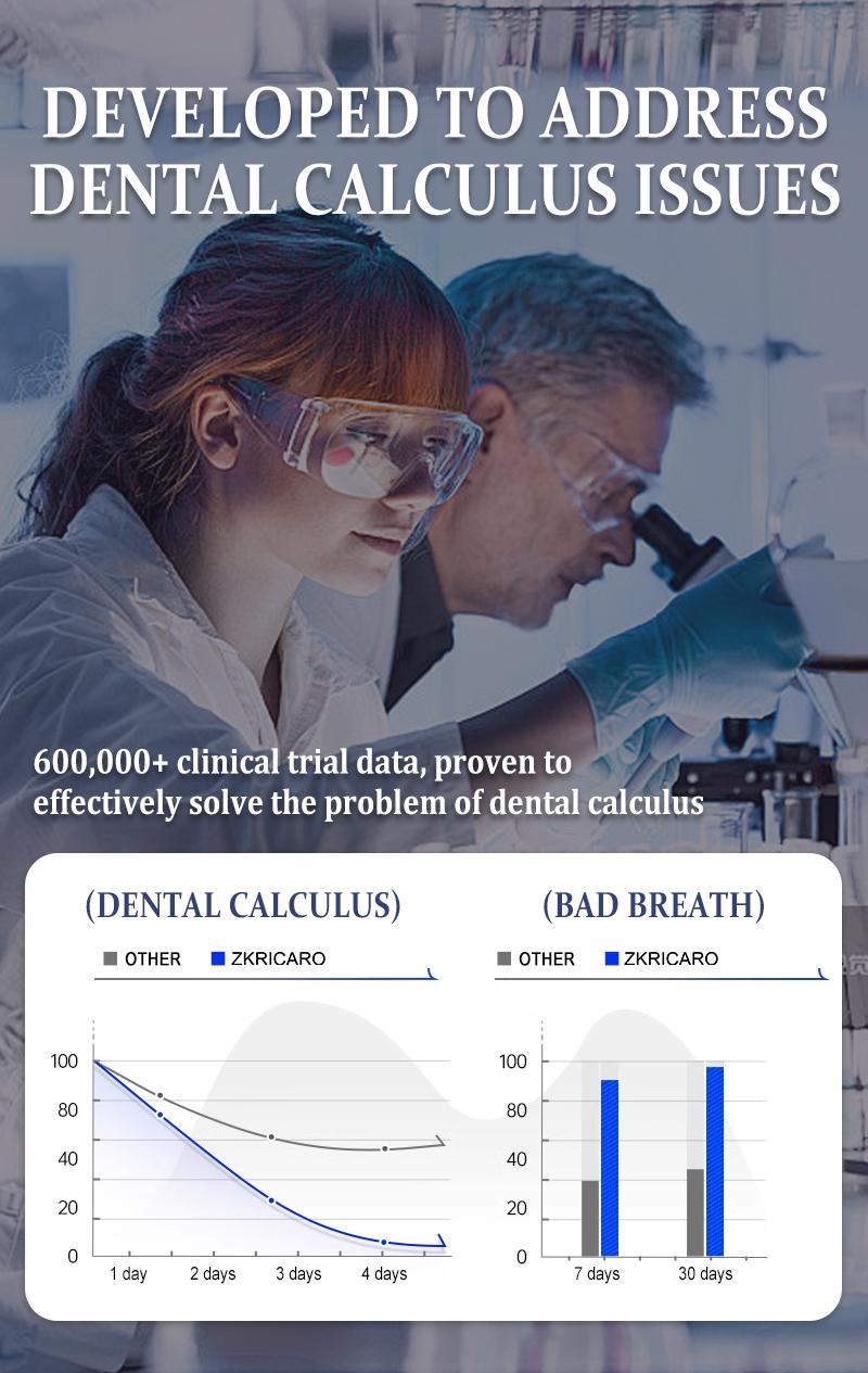TOOTHPASTE TARTAR REMOVAL, Advanced Whitening Formula for Brighter Smile, Effectively Removes Stubborn Dental Plaque & Calculus, Enamel Strengthening & Gum Repair, Daily Oral Health Essential for All Skin Types. Herbal Aloe Chamomile Cleansing Gentle
