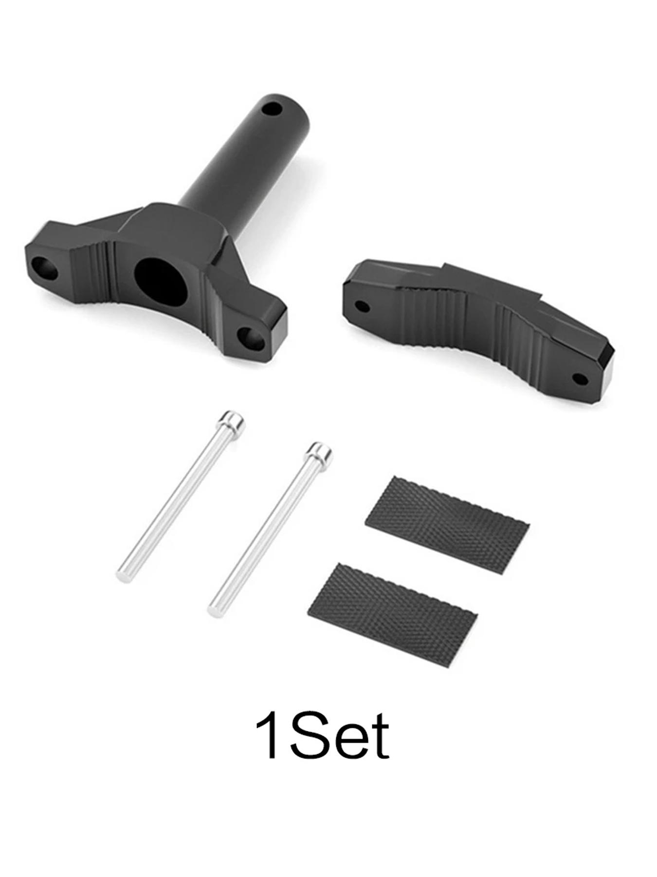 Universal Motorcycle Mount Light Shockproof Headlight Upgrade Kit, Motorcycle Parts, Easy Installation Multi-Model Fit Sturdy Durable Enhances Illumination Improves Ride Stability DIY Accessory for Enthusiasts All-in-One Bracket