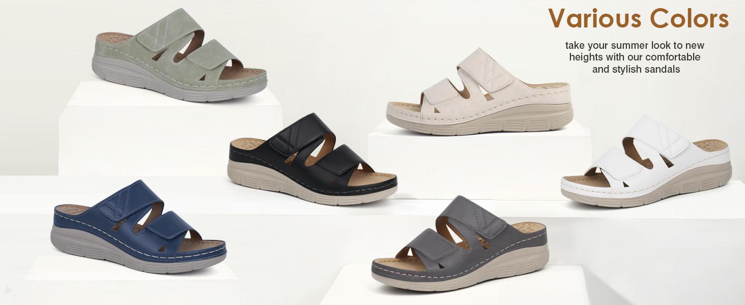 Ortho rest Women Arch Support Slides Orthotic Walking Platform Sandals Orthopedic Chanclas