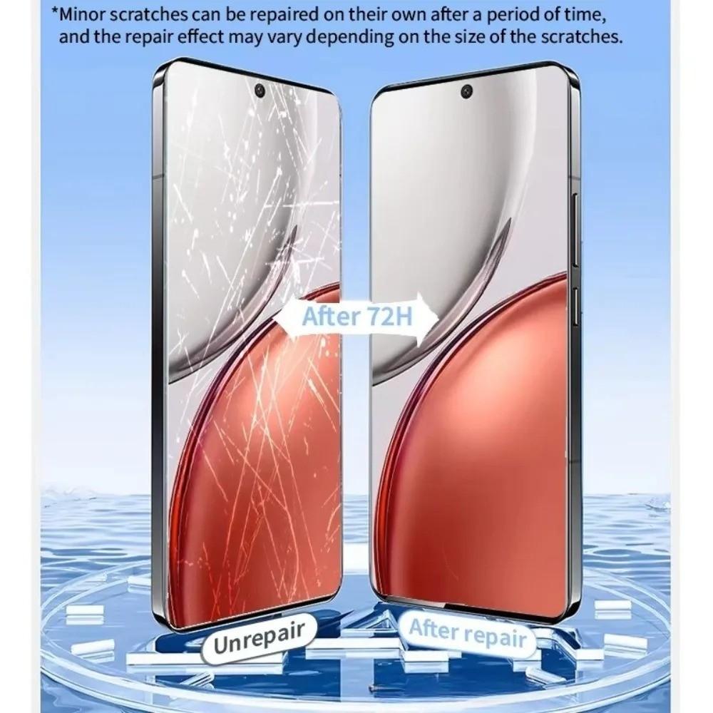 4 Pcs Hydrogel Film for Honor Magic8 Lite 8 Pro 8 Magic 7 7 Pro 7 Lite Magic 6 6 Pro 6 Lite 5 Lite X9D X8C X9C Series, Smooth Surface, Fingerprint Unlock, Bubble-Free, Compatible with Multiple Models