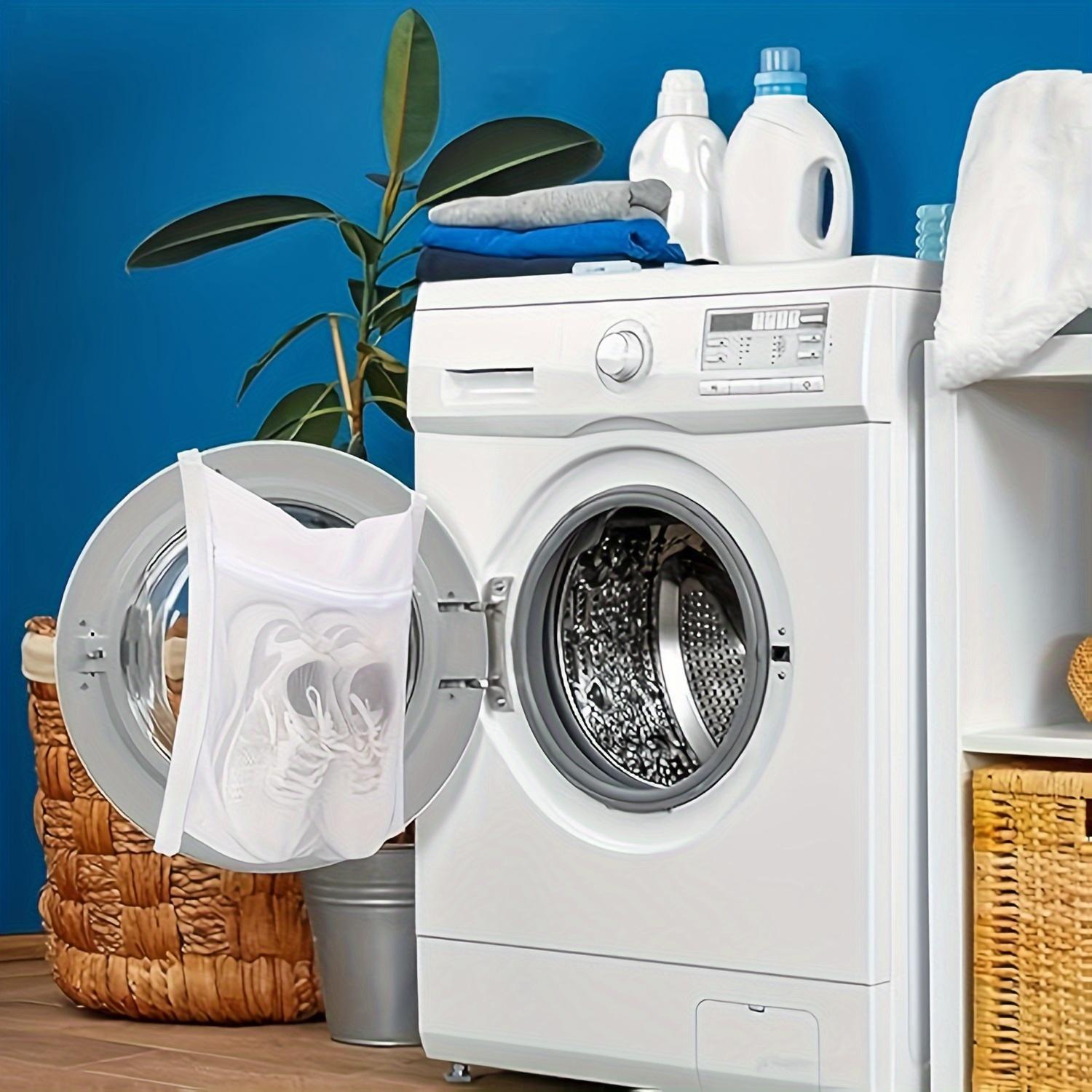 Sneaker Dryer Bag, 1 Count Durable Shoe Washing Bag with Elastic Straps, Laundry Bag for Sneakers, Washing Machine Drying Bag for Shoes, Clothing, and Laundry, Laundry Products