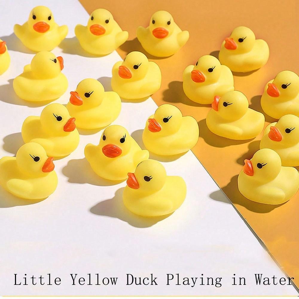 10 Rubber Ducks, Squeaky Duck Toys, Pool Party Decor, Birthday Gift, Home Decoration, Hawaiian Party Supplies, Store Souvenirs