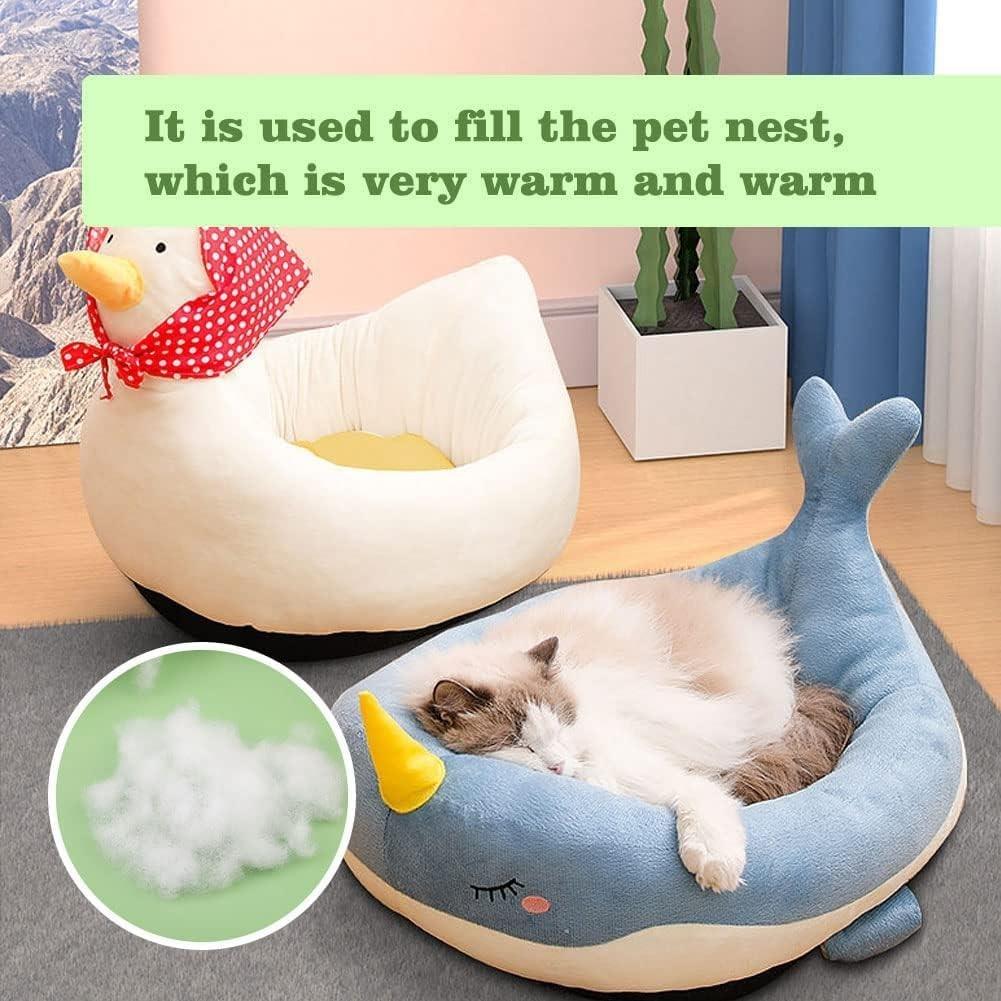 High-Quality Polyester Filling Fabric, Durable and Comfortable, Ideal for Sofa, Bedding, Stuffed Toys, Pet Beds, DIY Projects, Artificial Snow