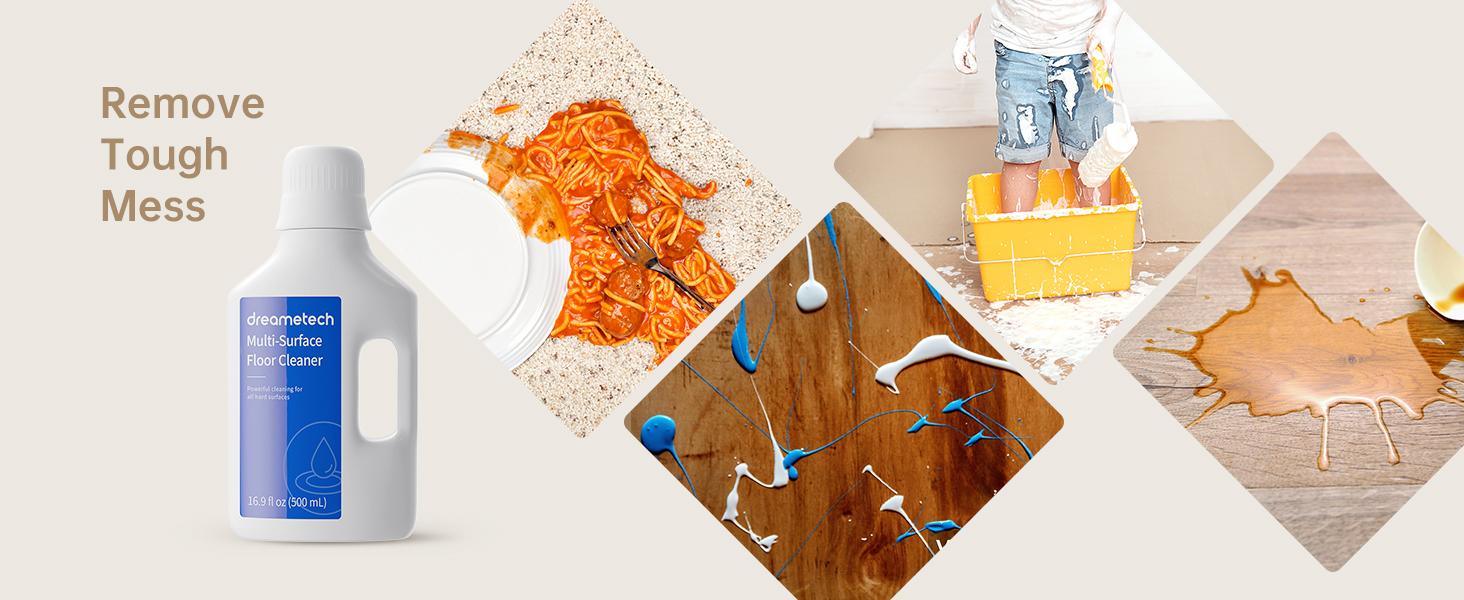 DREAME Cleaning Solution Compatible with H12 PRO/G10 Pro/H13 PRO/H12S/H12 Pro FlexReach/H12 Dual/G10 Combo/G10/K10/K10 Plus Wet Dry Vacuum Cleaner (16.9 OZ)