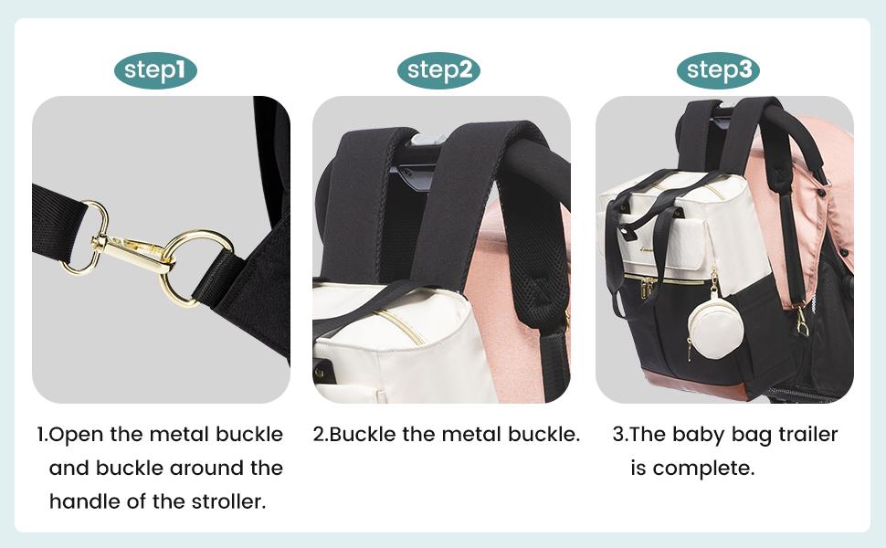 LOVEVOOK Diaper Bag Backpack with Changing Pad, Diaper Bag Tote with Insulated Pockets, Large Diaper Bag with Pacifier Case,Anti-Theft Travel Backpack for Women, Gift for Valentine's Day