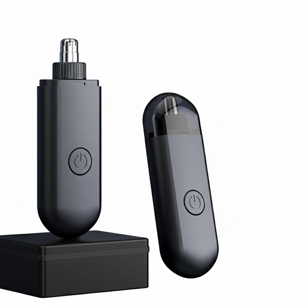 USB Rechargeable Painless Electric Nose Hair High Quality Trimmer - 3-in-1 Eyebrow & Facial Hair Clipper, Waterproof Easy-Clean Grooming Tool for Men & Women