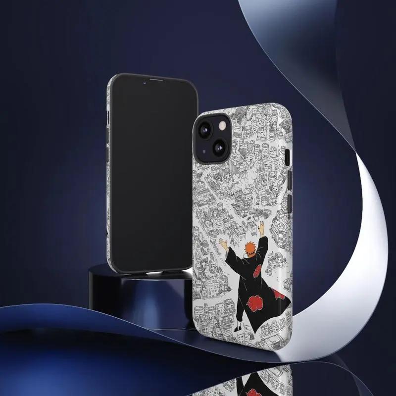 Pain Akatsuki Shinra Tensei Inspired Naruto Shippuuden Legendary Arc Anime Phone Case, Phone Accessories for iPhone 17-11 Pro Max/Plus, Samsung Galaxy S23-25 Mobile Accessories