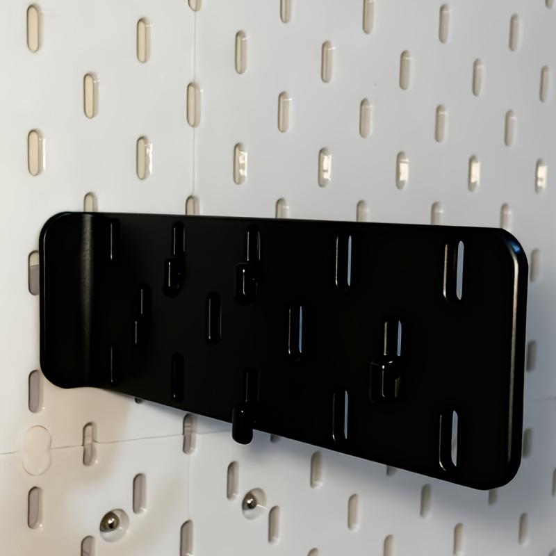 1pc Black/White Pegboard Expansion Hook | Suitable for Kitchen, Study Organizing Stationery or Tableware, Durable Plastic, Wall-Mounted Storage Rack, Utility Hooks, Study Accessories, Tableware Storage, Space-Saving Design, Functional Hooks