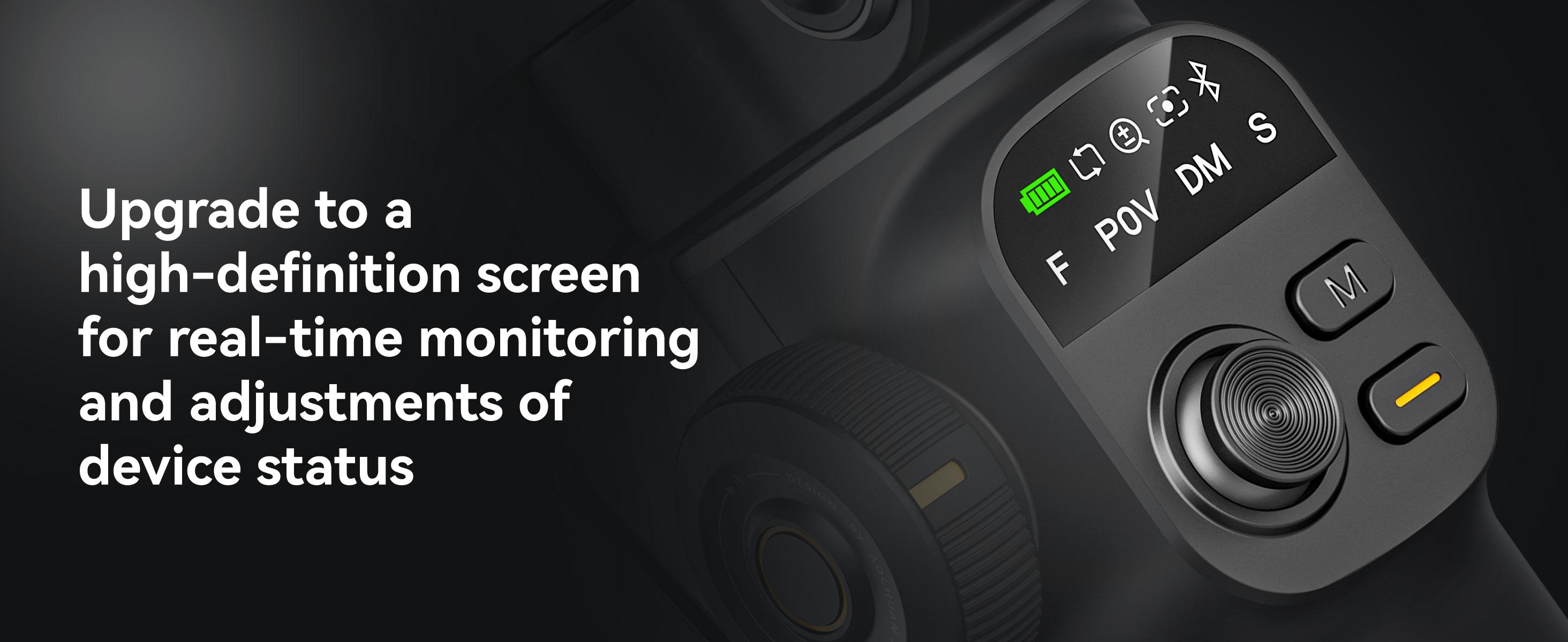 AOCHUAN Gimbal Stabilizer for iPhone, 3-Axis Smartphone Gimbal Built in 7.8' Extension Rod, Portable Gimbal Stabilizer w/OLED Display for iPhone/Android, Perfect for TikTok YouTube Vlogging-Smart X2 Black