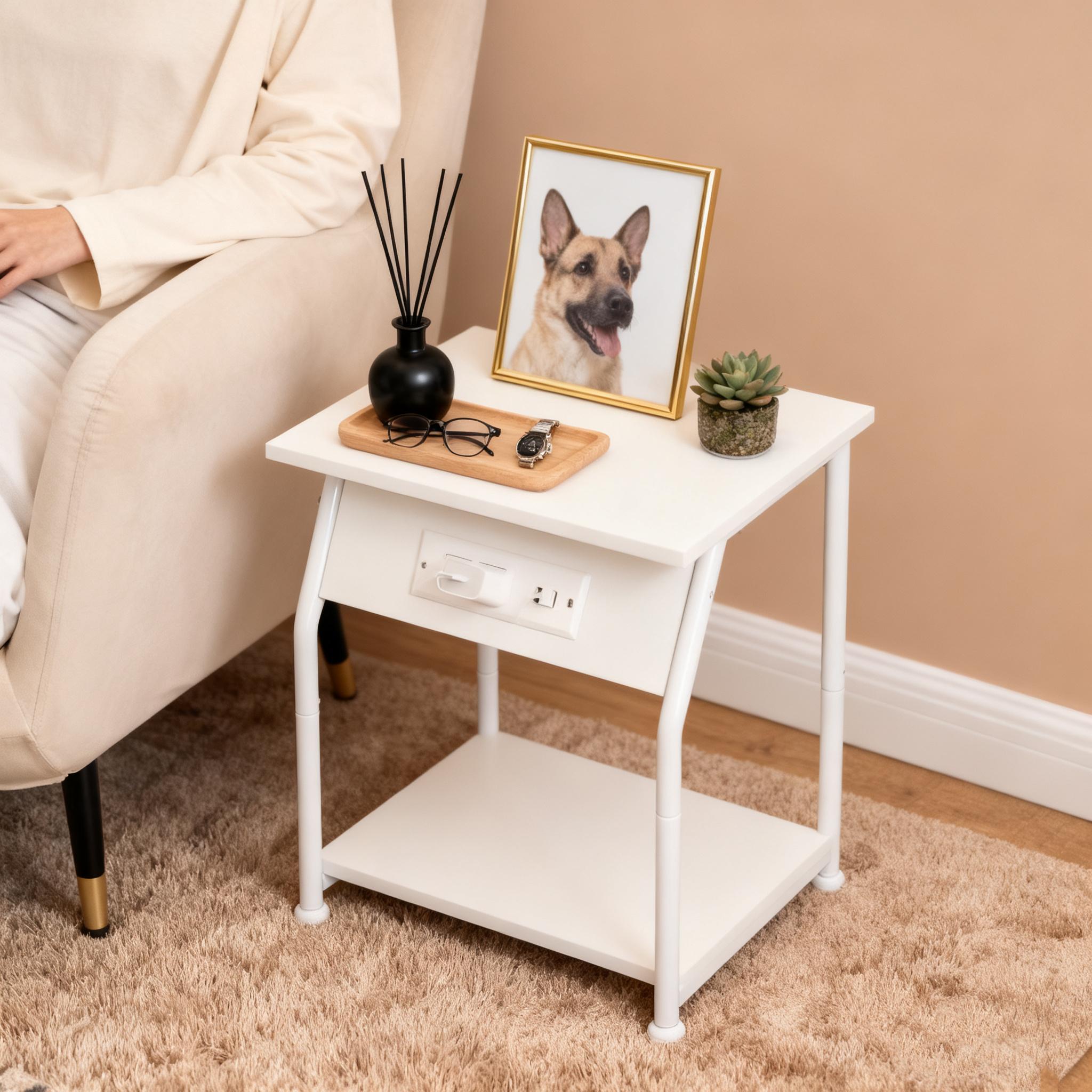 【Prime Day】9 Drawer Dresser for Bedroom, Storage Organizer with 9 Drawers, Chest of Drawers with Fabric Bins, Sturdy Metal Frame, Wood Tabletop for Guest Room, Closet, Entryway, Nursery