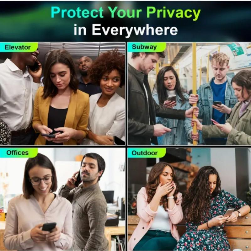 2-Pack Matte Privacy Screen Protector, Easy Alignment Kit, Compatible with iPhone 17/16 Pro Max/15 Pro/14/13 Pro/12/11/x/XS Max/XR, 9h+ Tempered Glass, Anti-Fingerprint, Face ID Compatible, Seamless Fit