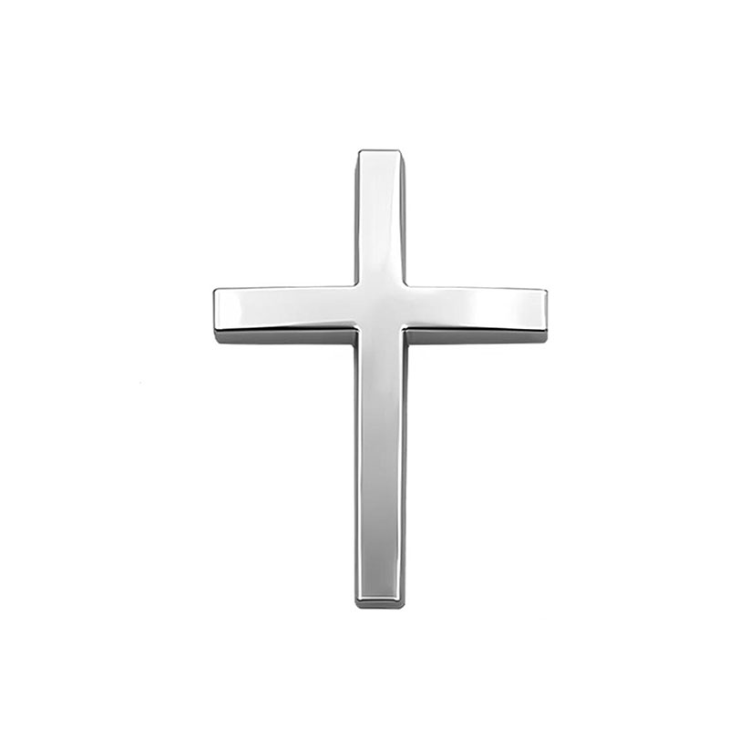 Car Metal Sticker 3D Cross Patch Scratch Cover, Personalized Body Decoration, Car Tail Decal, Unique Vehicle Ornament, Metal Cross Sticker