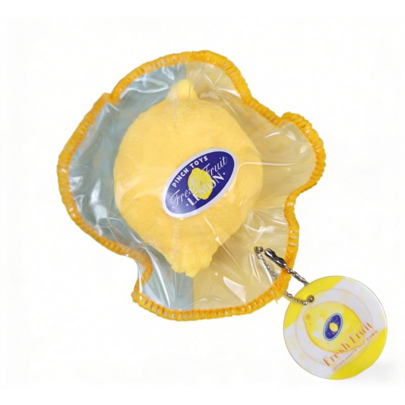 Stitched Lemon Squishy, Stress Relief Toy, Desk Pet Toy, New Fruit Squishy, Decompression Toy, Squeeze Toy, Fidget Toy, Anxiety Relief, Portable Relax Toy