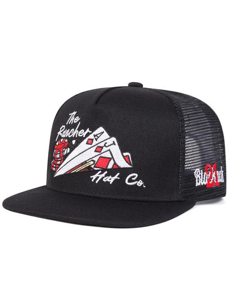 Unisex Hip Hop Poker Hat, Adjustable Sun Protection Casual Mesh Cap, Perfect Beach Vacation Accessory, Ideal for Travel