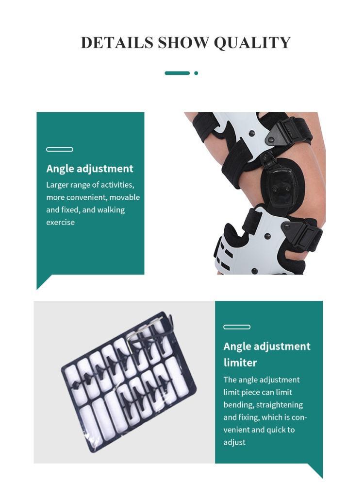 Functional Hinged Knee Support Brace, Adjustable Knee Stabilizer with Compression Wrap, Knee Unloader for Knee Instability, Swelling, Post-Injury Recovery, for Athletes & Seniors