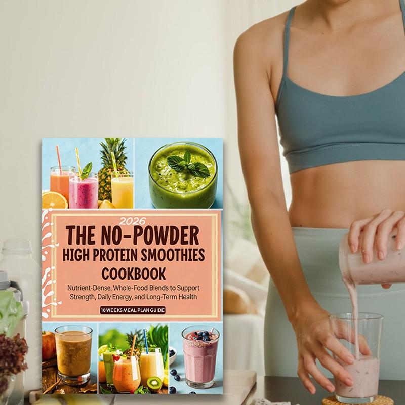 The No-Powder High Protein Smoothies Cookbook 2026: Nutrient-Dense, Whole-Food Blends to Support Strength, Daily Energy, and Long-Term Health