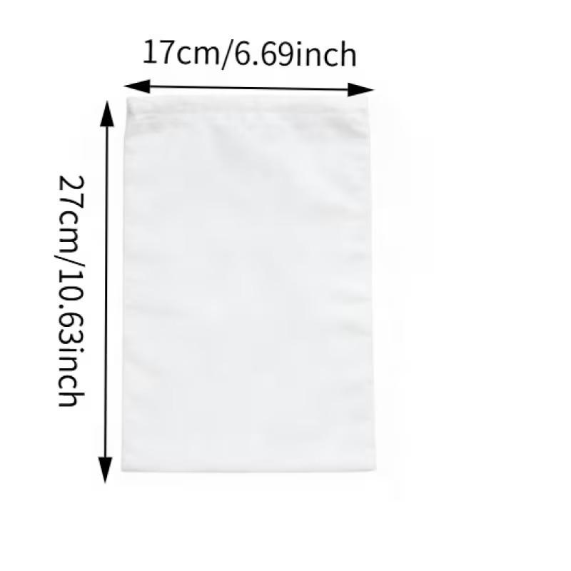 50Pcs Breathable Anti-Insect Fruit Net Bags with Drawstring, Bird Proof Protection Covers for Fruit Trees