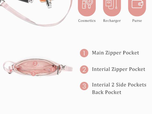 MEXS Shoulder Bag for Women 1.5L Handbags with Adjustable Strap Underarm Purse Mini Clutch Purses Trendy Crescent Bags