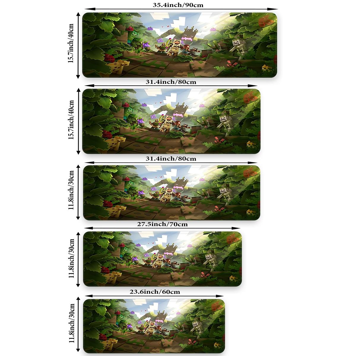 Minecraft Creative, Large Mouse Pad, Printed Mouse Pad, Rubber Table Mat, Multipurpose Gaming Mouse Pad, Office Computer Pad, Durable PC Gaming Pad, Ideal Gifts for Family and Friends, Halloween Christmas Preferred