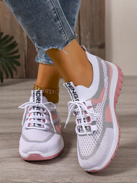 Women's New Casual Sports Shoes, Large Size Lightweight Soft Sole Sneakers, Comfortable Non-Slip Walking Shoes, Perfect for Travel & Leisure Activities, Trendy Walking Sneaker