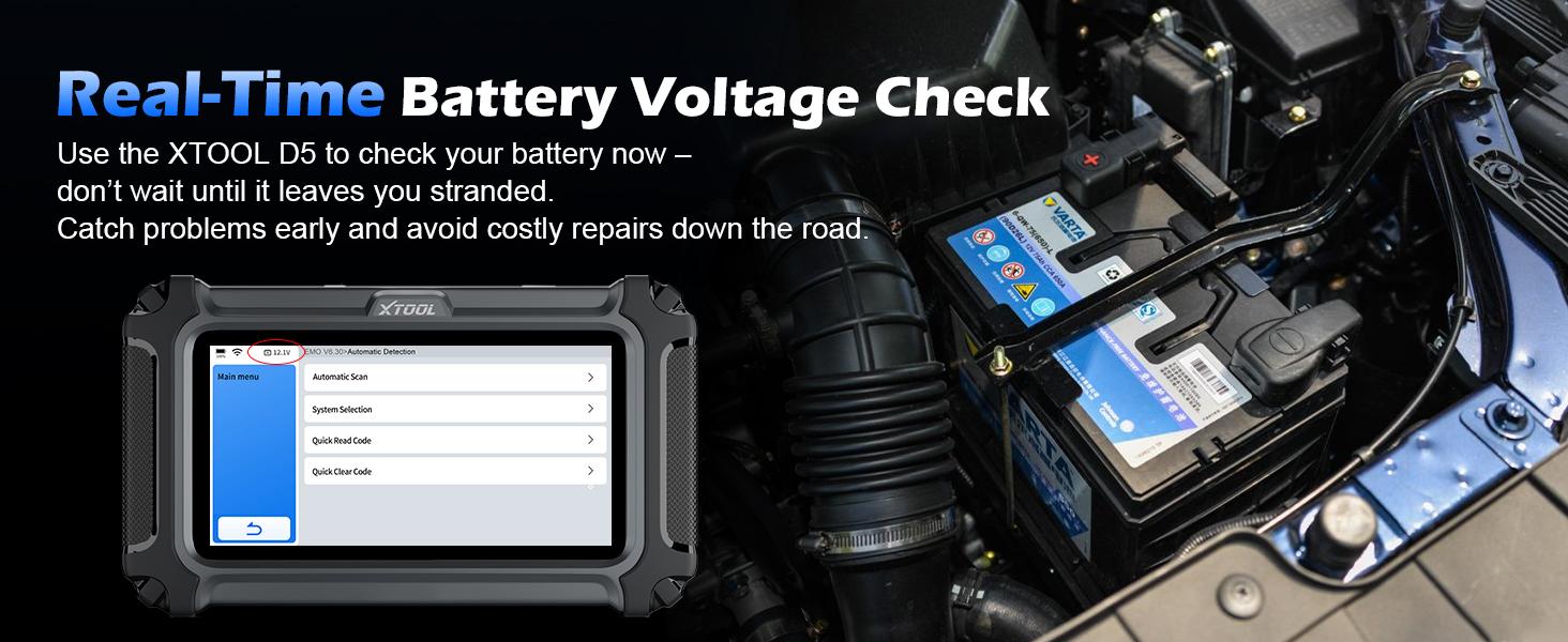 XTOOL D6 OBD2 Scanner Car Diagnostic Scan Tool for All System with Lifetime Free Updates, 15 Resets, Throttle Body Relearn, ABS Bleed, FCA AutoAuth & CAN FD Vehicle Automotive XTOOL D6 OBD2 Scanner Car Diagnostic Scan Tool for All System with Lifetime Free Updates, 15 Resets, Throttle Body Relearn, ABS Bleed, FCA AutoAuth & CAN FD Vehicle Automotive