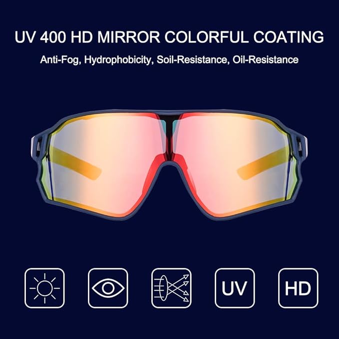 Cycling Glasses MTB Road Bike Polarized Sunglasses UV400 Protection Ultra-light Unisex Bicycle Eyewear