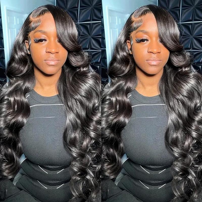[Hot] TikTokShopBlackFriday Bling Hair Body Wave 13x4 Transparent Lace Front Wigs Human Hair 180% Density 13x6 Transparent Lace Frontal Wigs Brazilian Natural Color For Black Women #NovaTopFinds