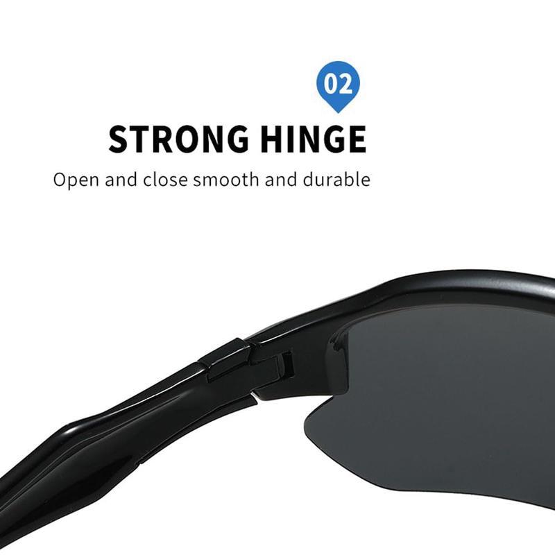 4-Pack Polarized Sports Sunglasses for Men – UV400 Anti-Glare Windproof Lightweight Eyewear, Outdoor Sun Protection Shades for Running, Fishing, Driving & Daily Wear