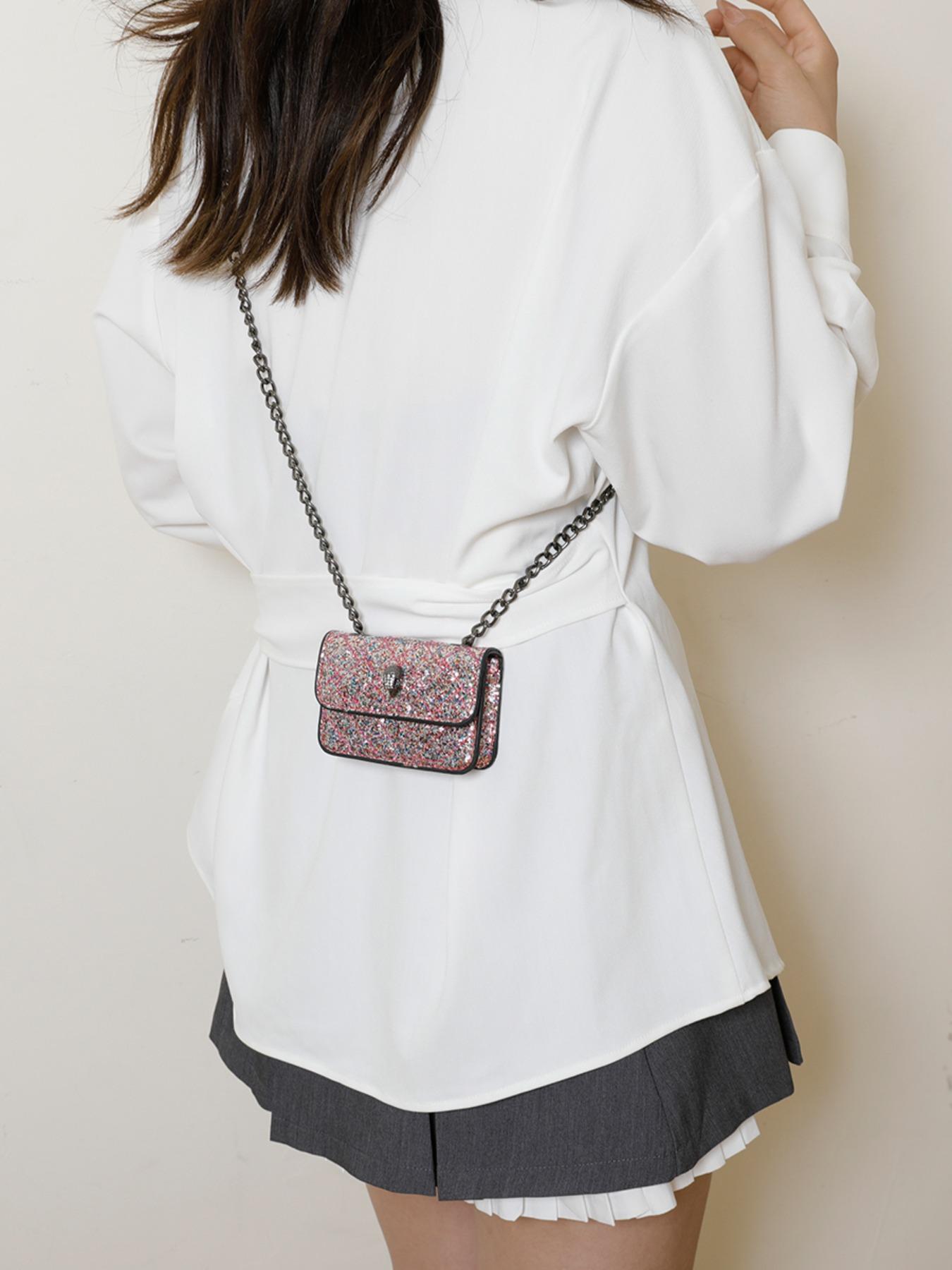 Women's Plain Mini Magnetic Closure Shoulder Bag, Stylish Versatile Crossbody Bag for Daily Use, Travel, Commuting