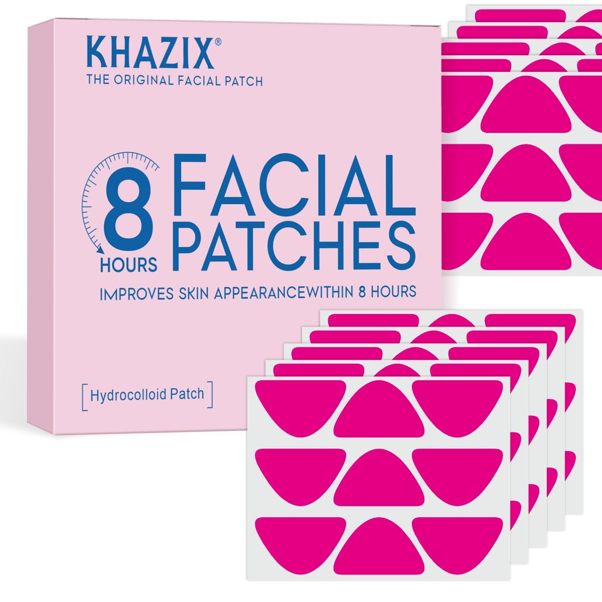 KHAZIX 90/180pcs Multi-Color Triangle Gentle Care Facial Patches,  Single Item, No Alcohol or Aerosol, Made in China