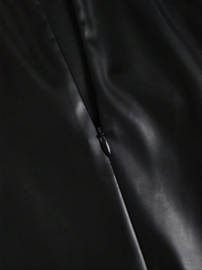 Women's Mini Tight Skirt, Simple Design, All Seasons Fashion, Slim-Fitting, Plain Pattern, Short Pants, Sexy Style