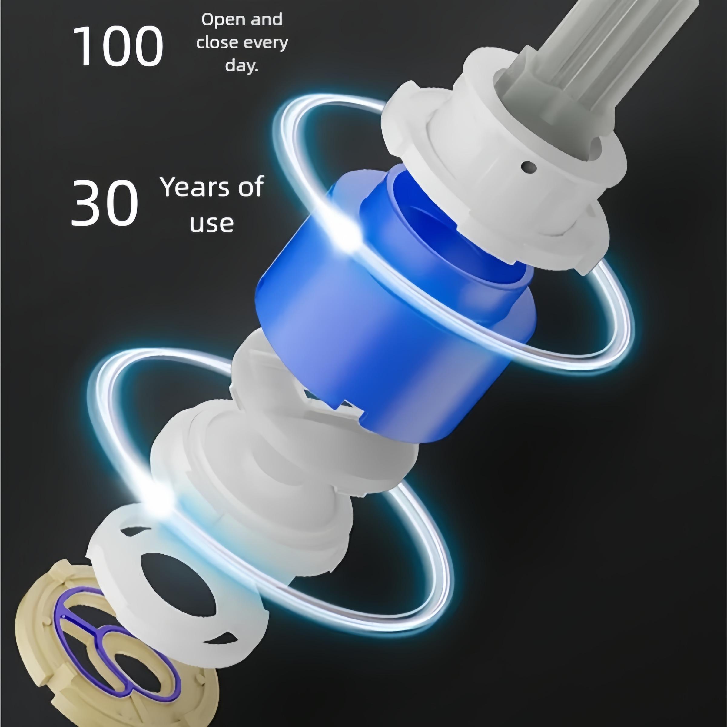 High Pressure Kitchen Faucet, Two Modes, 360 Degree Rotating Design, Extensible Shower Function, Durable Structure for Daily Use