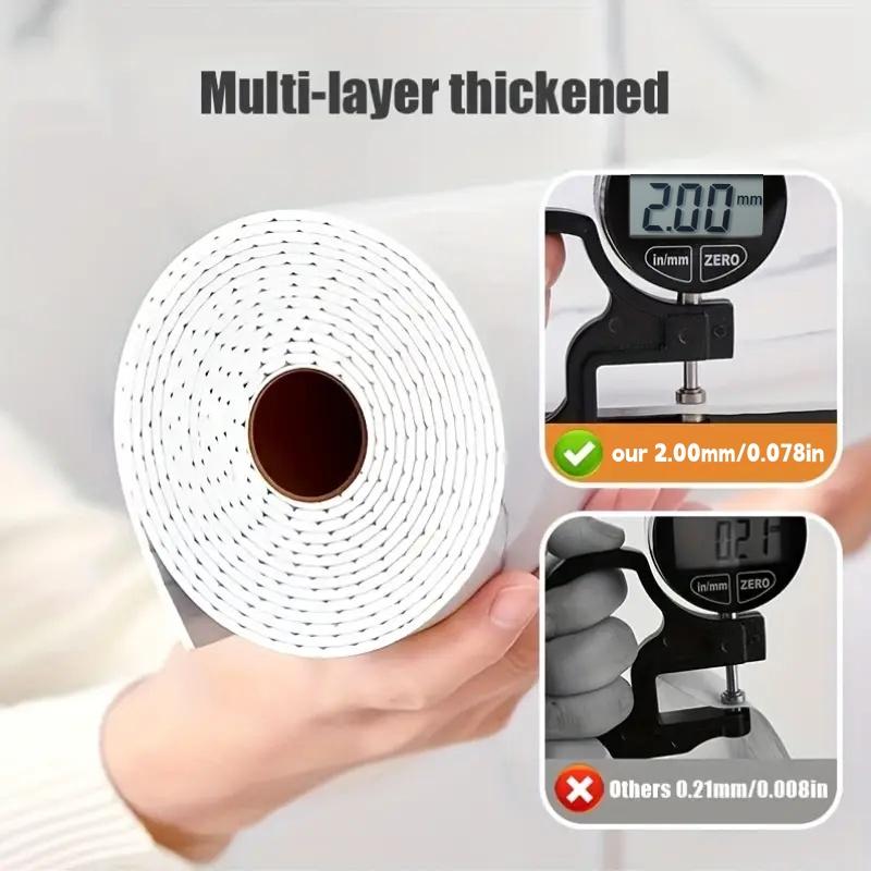 Thick Self-Adhesive Tile Look Wall Stickers, Waterproof Moistureproof Moldproof, DIY Decor for Kitchen Bedroom Living Room Bathroom, Waterproof Marble Stickers