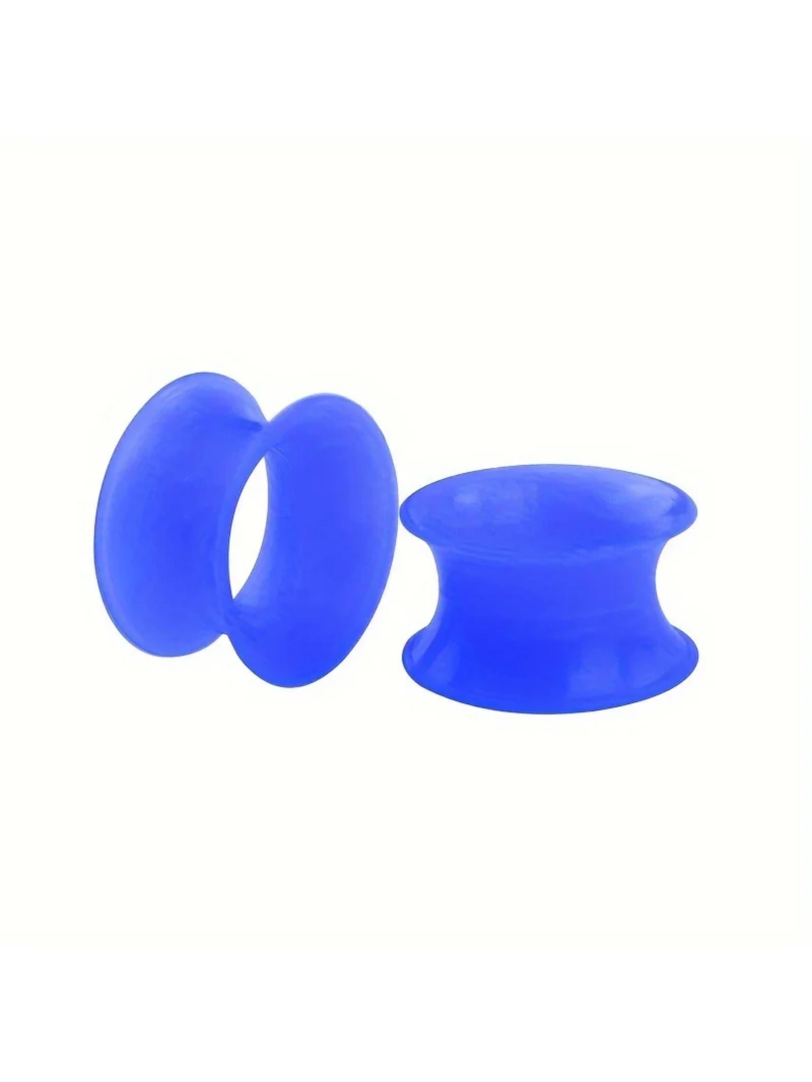 1-8Pairs 6mm-12mm Simple Silicone Ear Expander, Ear Stretcher, Ear Piercing Jewelry For Men