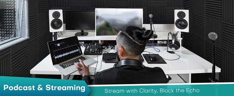 96 Pack Sound Proof Foam Panels for Walls, 1 X 12 X 12 Inches Acoustic Foam Panels, High Density Acoustic Panels Sound Absorbing, Noise Cancelling Studio Wedges Red + Black