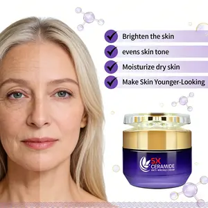 5x Ceramide Anti-Wrinkle Face Cream, Wrinkle Repair, Firming, Contains Centella, Hyaluronic Acid, Barrier Repair, Moisturizing, All Skin Types