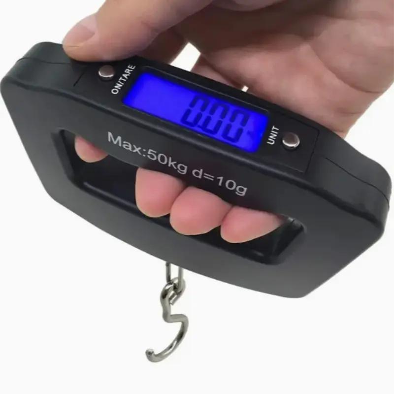 Portable Electronic Luggage Scale with Backlit Display, Visibility, Travel Weighing Tool for Suitcases, Accurate Measurement for Airline Compliance
