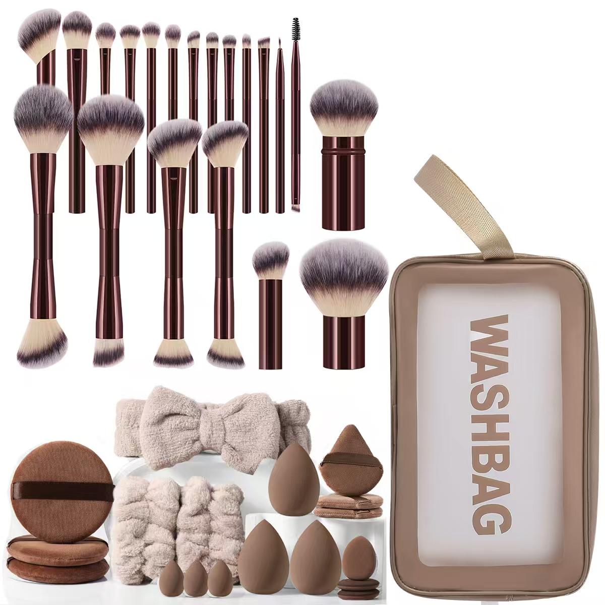 Professional Soft Makeup Brush Set, Multifunctional Brushes for Face and Eye Makeup, Includes Foundation Brush, Powder Brush, Eyeshadow Blending Brush, Cosmetic Brushes