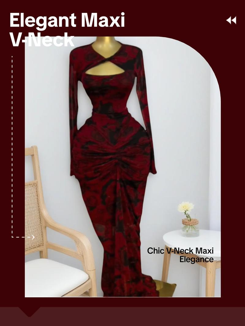 PULKRITU Women's All Over Print Cut Out Bodycon Dress, Fashion Casual Cocktail Party Dress for Daily Outdoor Wear, Women Dress for Autumn PULKRITU Women's All Over Print Cut Out Bodycon Dress, Fashion Casual Cocktail Party Dress for Daily Outdoor Wear, Women Dress for Autumn