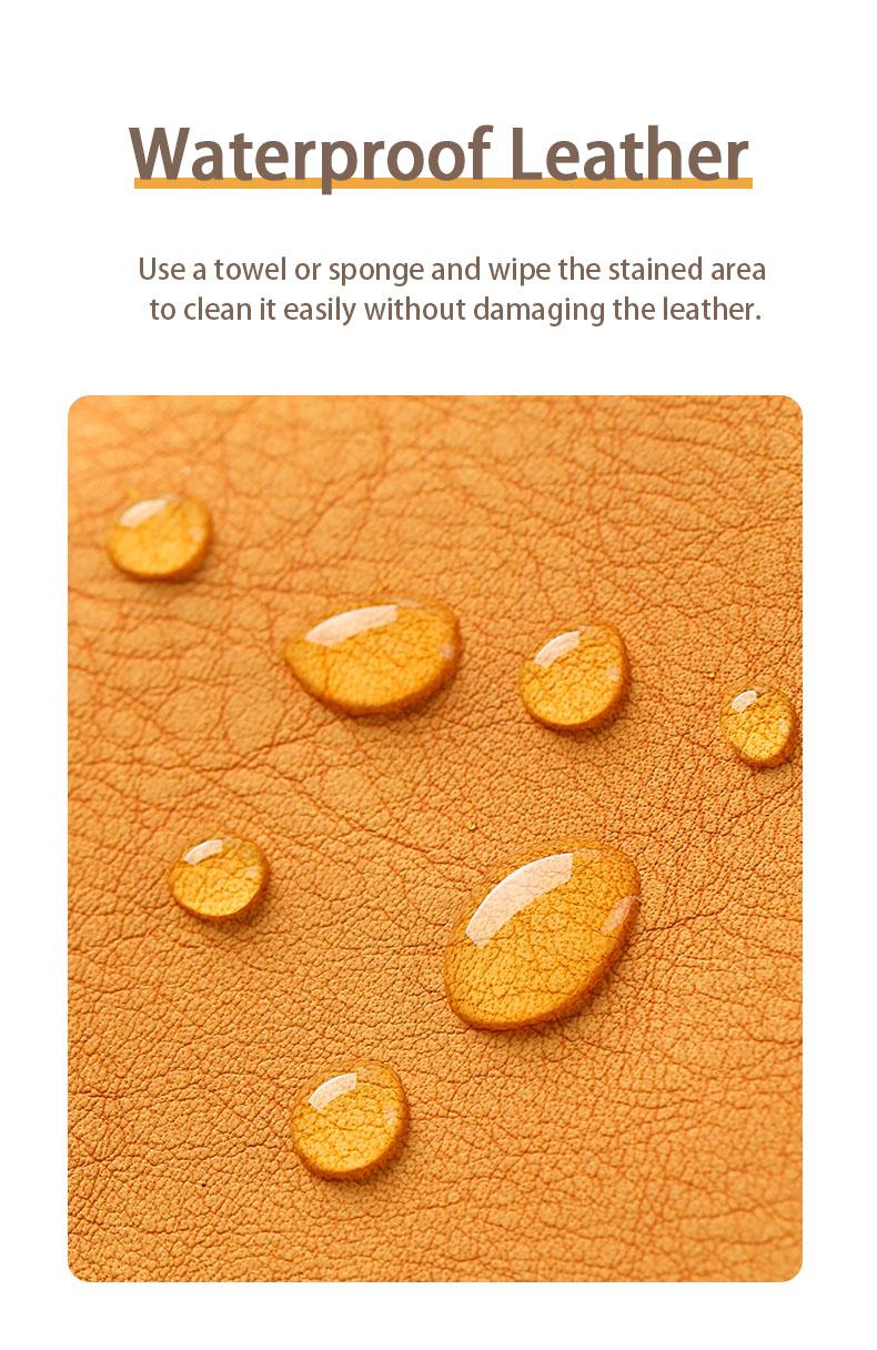 Leather Eyeglasses Cases PU Soft Sunglasses Pouch Squeeze Top Portable Glasses Cases for Men Women