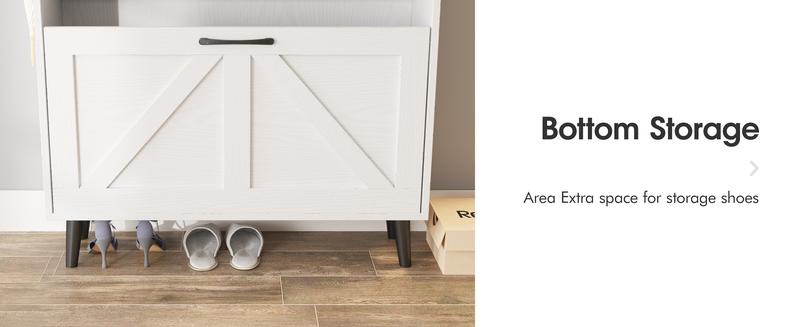 Vabches Shoe Cabinet with 2 Flip Drawers,Shoe Storage Cabinet for Entryway,Freestanding Shoe Cabinet Organizer with Open Storage Vabches Shoe Cabinet with 2 Flip Drawers,Shoe Storage Cabinet for Entryway,Freestanding Shoe Cabinet Organizer with Open Storage